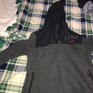 Fleece windbreaker jacket